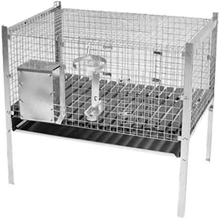 Gabbia per coniglio maschio cm 73x50x80h - HD casa