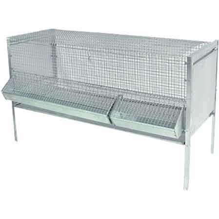 Gabbia pieghevole per polli Luxury cm 140x50x80h - HD casa