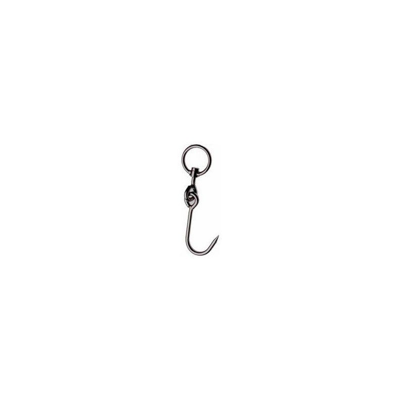 Gancio girevole snodato con anello 220x6 mm - HD casa