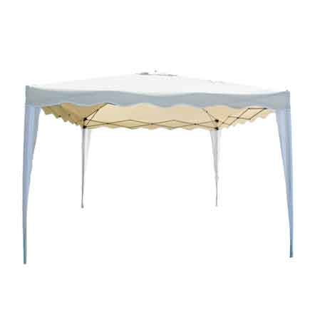 Gazebo richiudibile 3x3 mt - colore bianco — Cardinale - HD casa