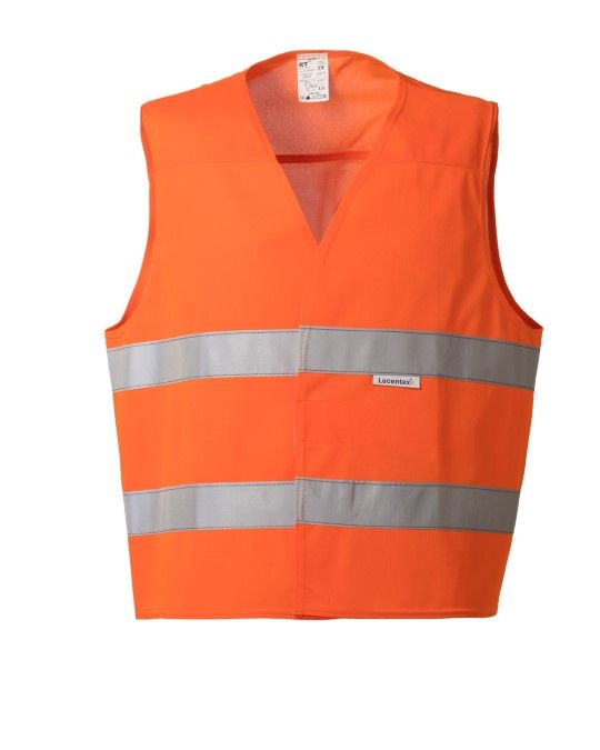 Gilet alta visibilità tg. unica - colore arancio — Cardinale - HD casa