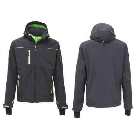 Giubbino softshell Space GRIGIO/VERDE Upower tg. s - HD casa