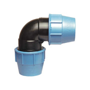 Gomito doppio a compressione per tuo polietilene Unidelta Ø16x16 - PN16 - HD casa