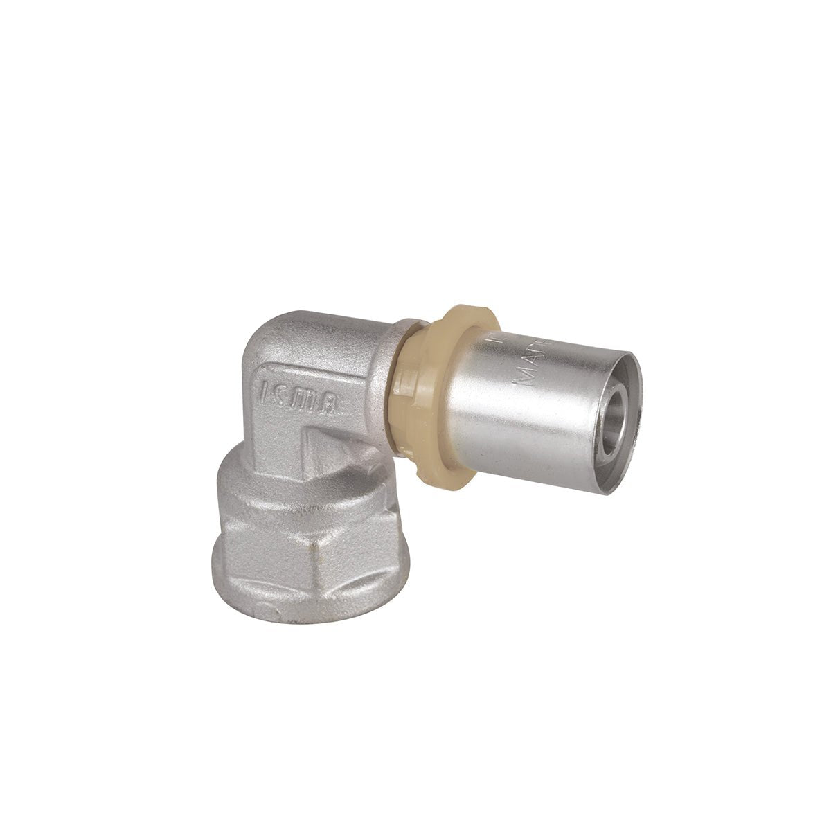 Gomito femmina a pressare per tubo multistrato ICMA Ø20 x 1/2" - HD casa