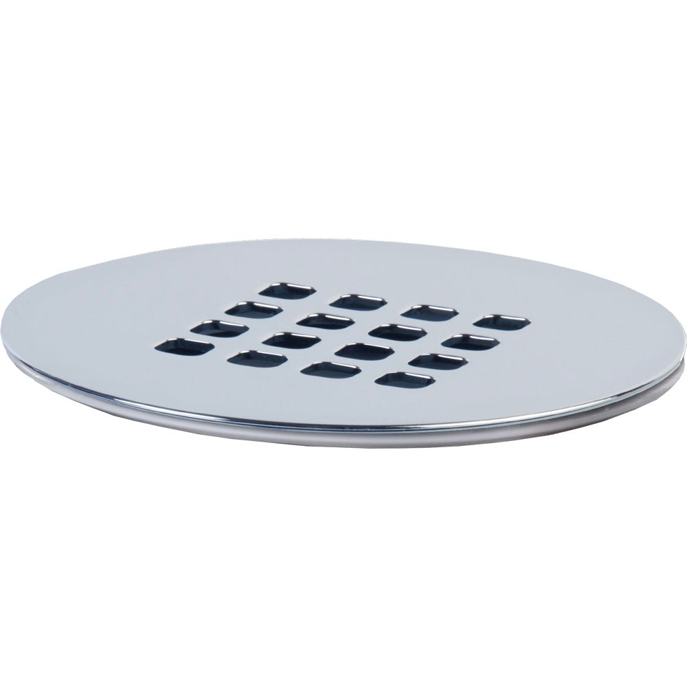 Griglia in ottone per piletta doccia altair Squares Ø110 mm - cromo — OMP - HD casa