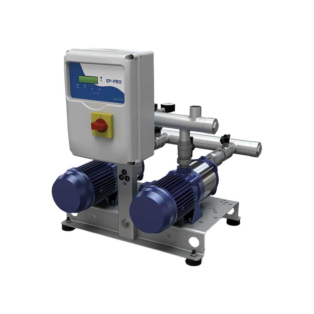 Gruppo di pressurizzazione domestica a due elettropompe 2GP-COMPACT A/15M 304M — Ebara - HD casa