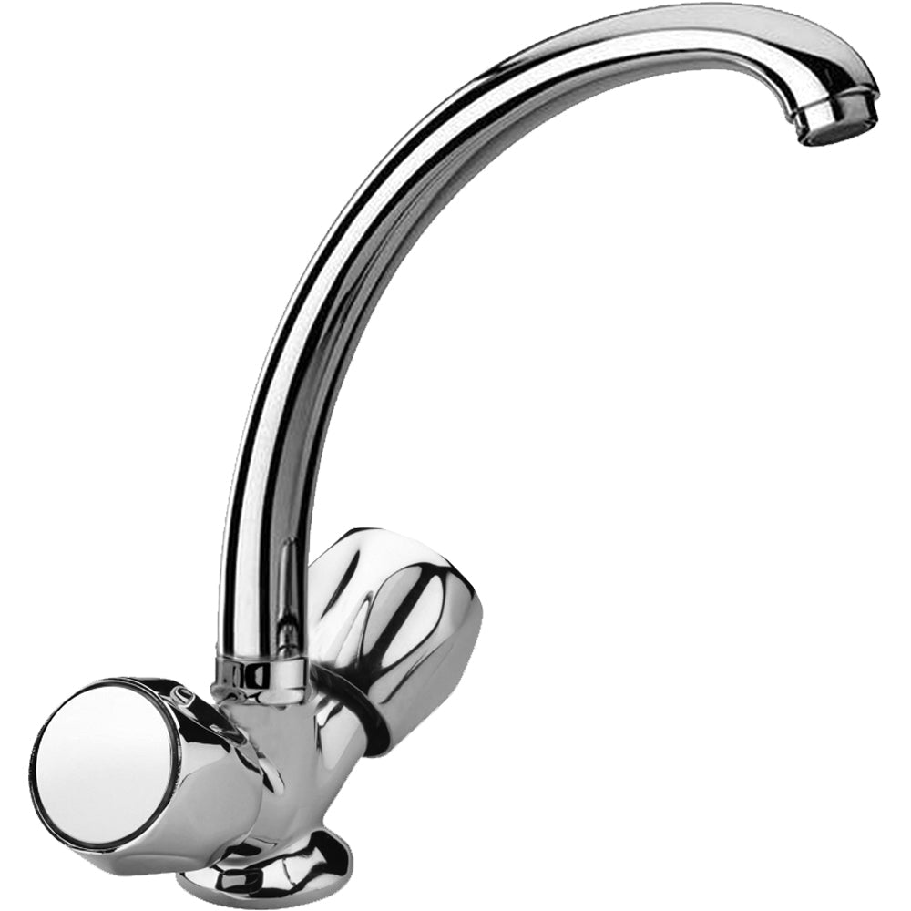 Gruppo lavello monoforo con canna fusa cromo — Fromac - HD casa
