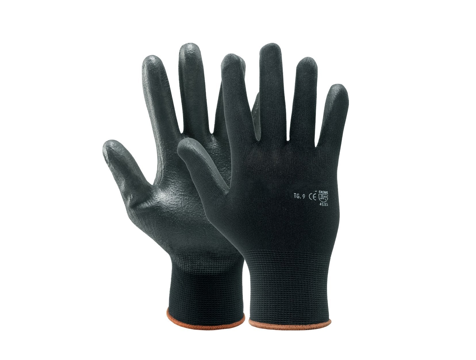 Guanto POLIESTERE/POLIURETANO nero Cardinale tg. 9 - HD casa