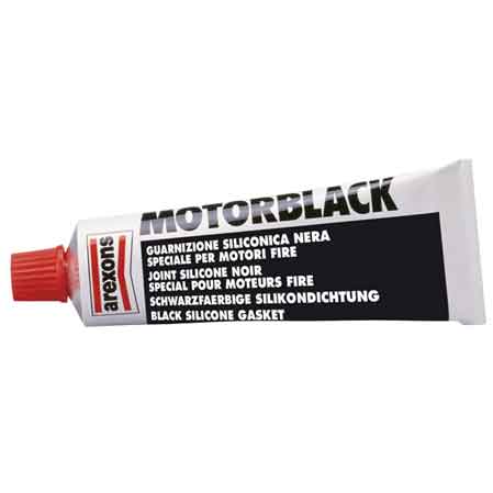 Guarnizione siliconica Motorblack 60 gr - colore nera — Arexons - HD casa