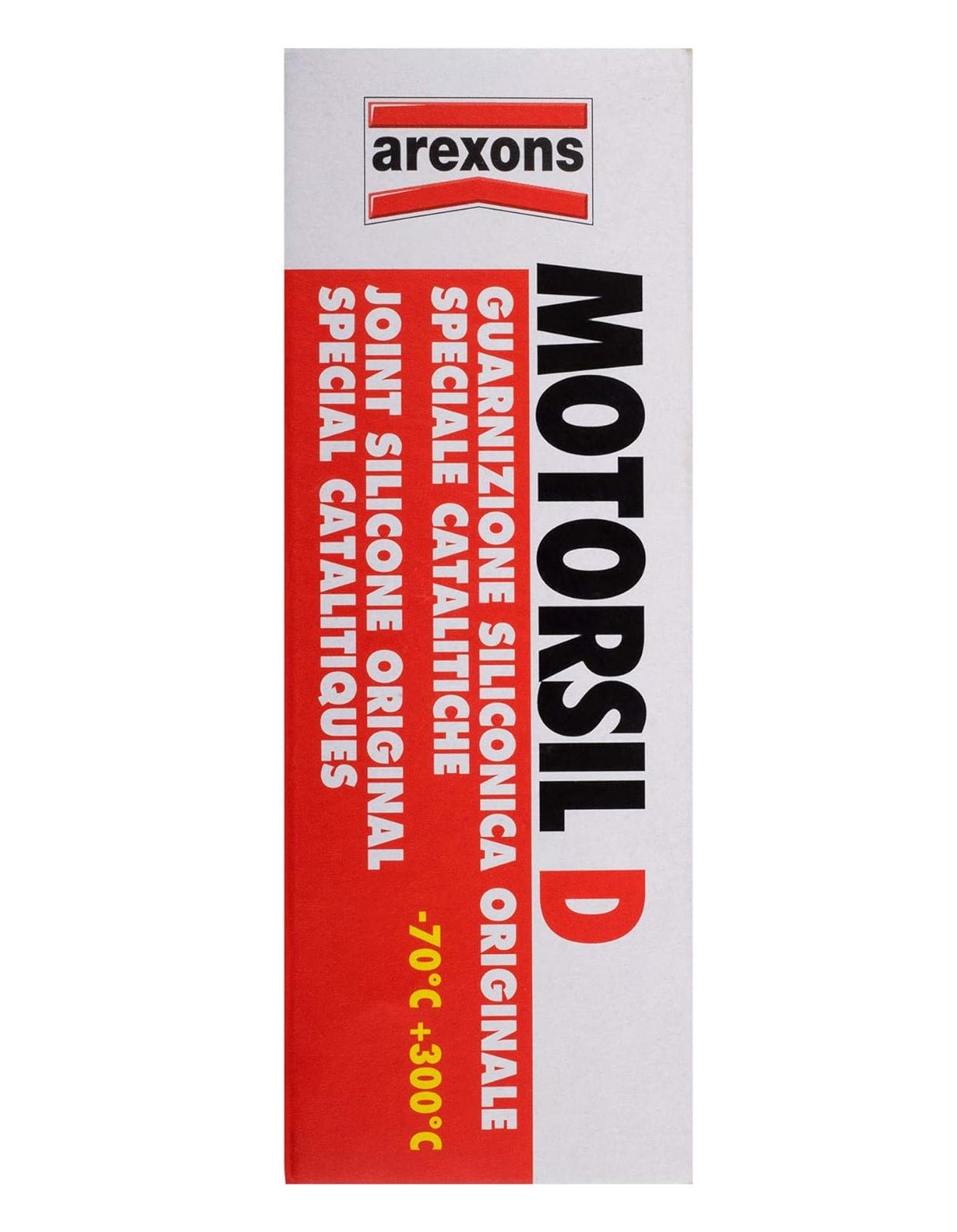 Guarnizione siliconica motorsil d 60 gr - colore rosso — Arexons - HD casa