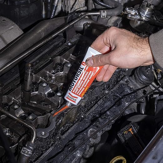 Guarnizione siliconica motorsil d 60 gr - colore rosso — Arexons - HD casa