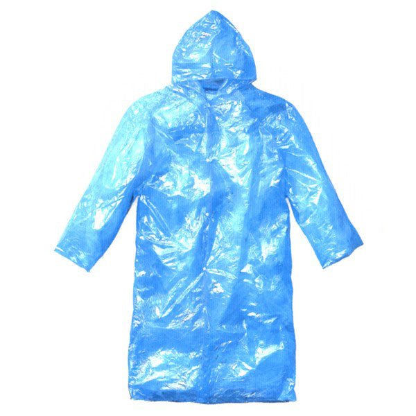 Impermeabile monouso tascabile Boxer tg. unica - colore azzurro - HD casa