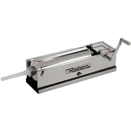 Insaccatrice manuale INOX Reber 7 lt - 2 velocità - HD casa