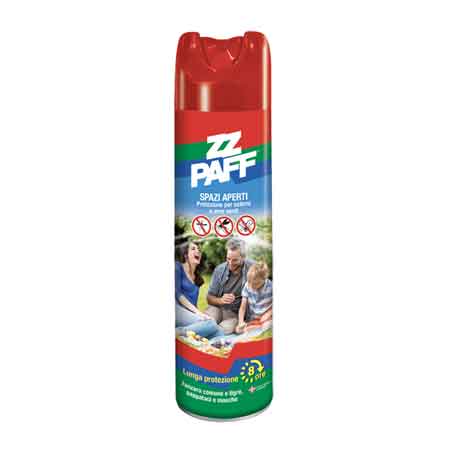 Insetticida spray mosche e zanzare spazi aperti 500 ml - HD casa