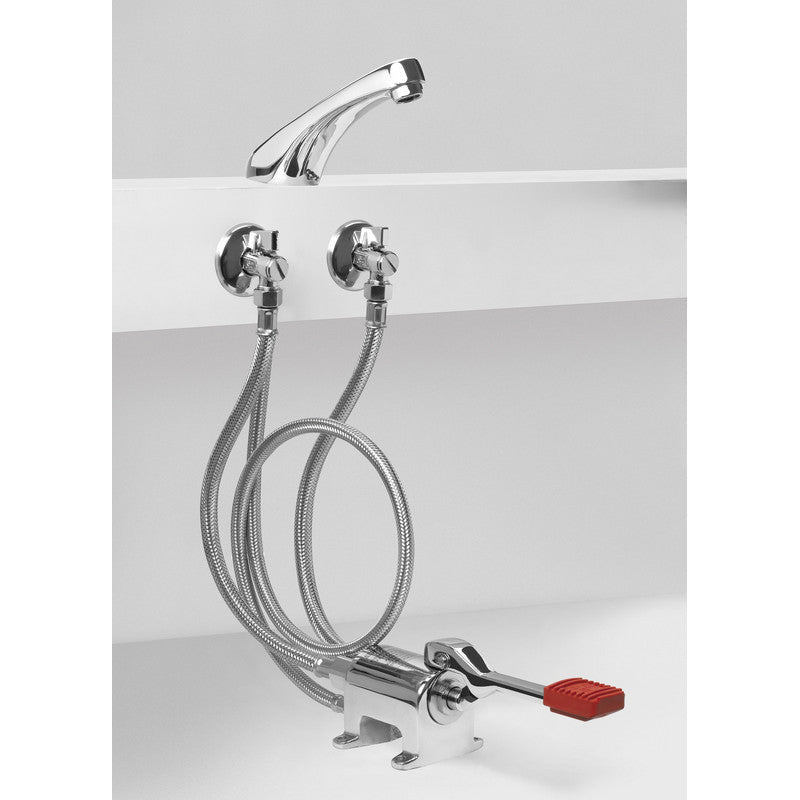 Kit completo miscelatore a pedale con bocca di erogazione modello Y 1 pedale — Idral - HD casa