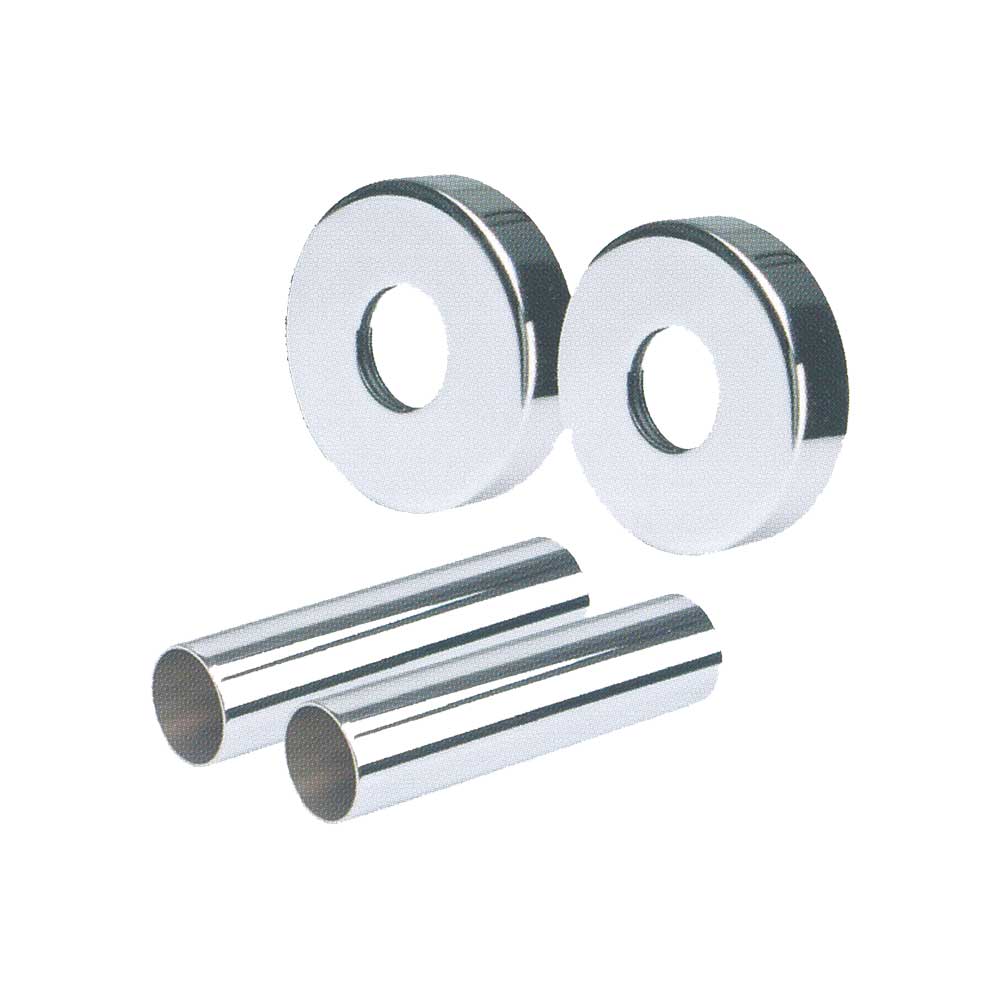 Kit copritubo tondo cromo Ø18 x L.70 mm — APM - HD casa
