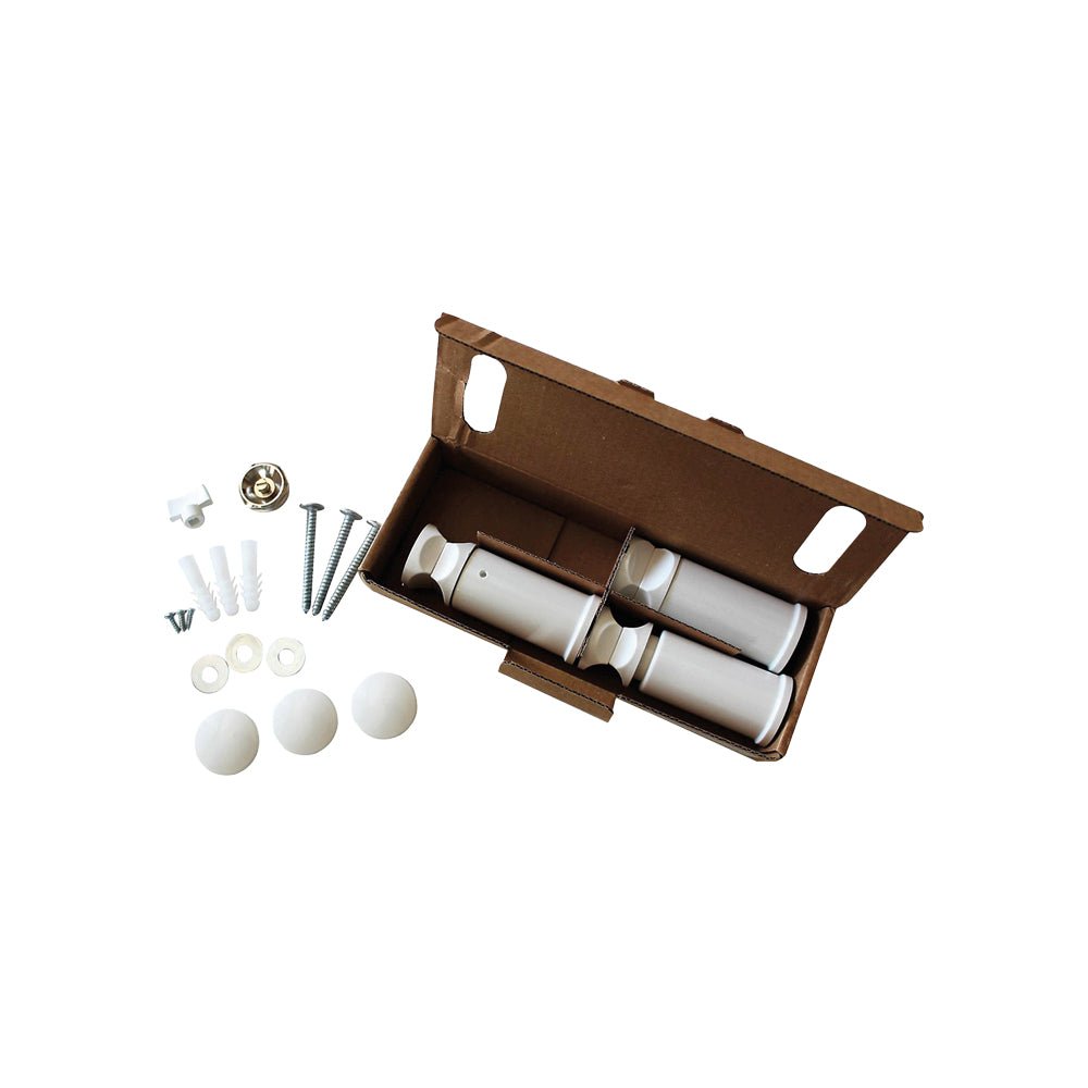 Kit di fissaggio bianco per termoarredo Sanremo diritto - HD casa