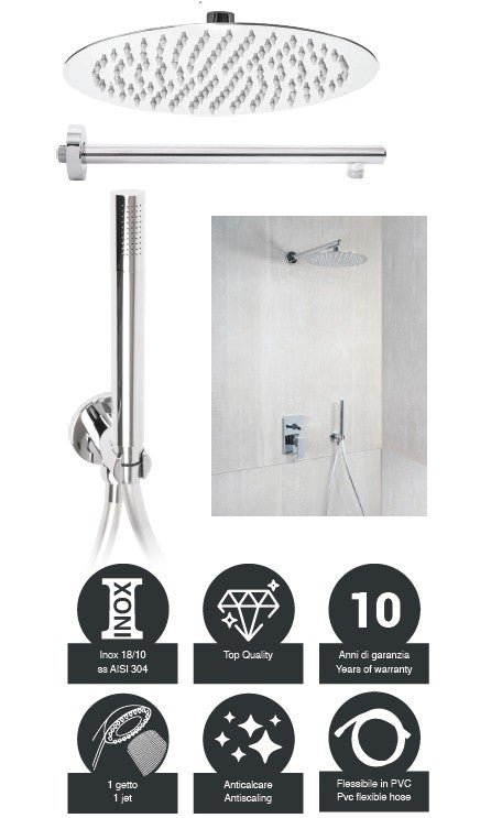 Kit RESTYLING modello TOP LINE tondo Cromo Metaform ø 25 cm - HD casa