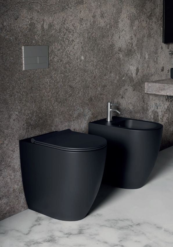Kit Sanitari filomuro Alice Ceramica serie FORM Nero matt - HD casa
