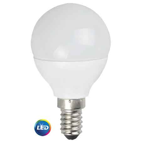 Lampada a sfera mod. Sfera E14 6W - 470Lm - 4500K - HD casa