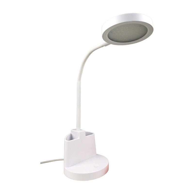 Lampada da tavolo a LED swan 2' colore bianco — Velamp - HD casa