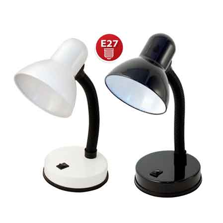 Lampada da tavolo Charleston colore bianco — Velamp - HD casa