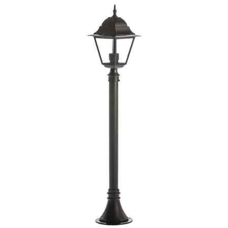 Lampione '4 facce colore nero cm.100 — Cardinale - HD casa
