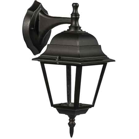 Lanterna da parete '4 facce down colore nero — Cardinale - HD casa