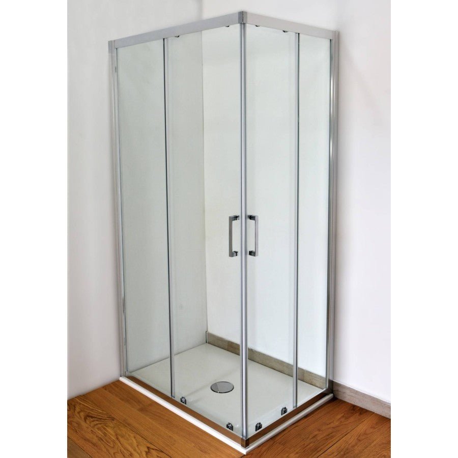 Lato da 70cm in cromo trasparente per box doccia Style - HD casa