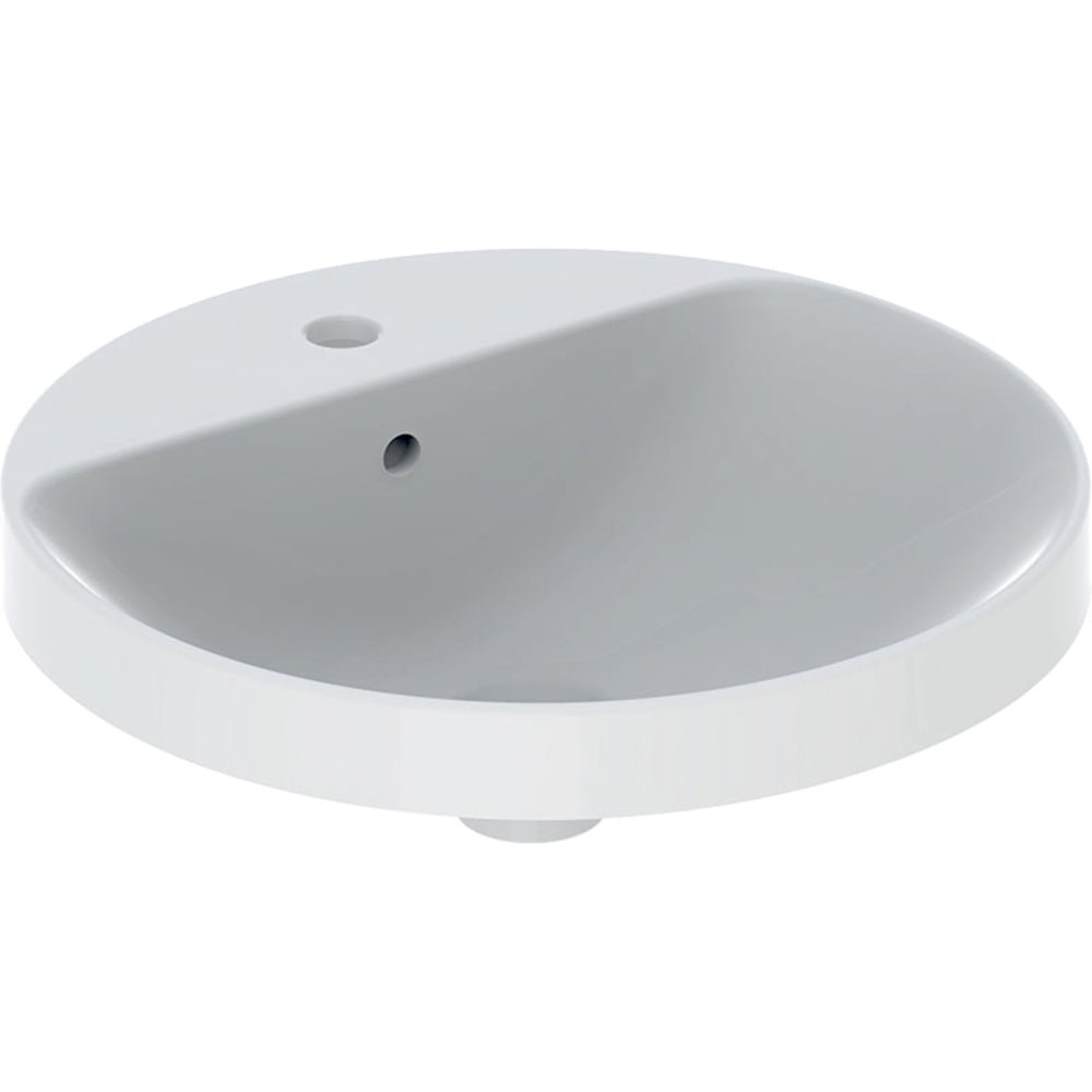 Lavabo a incasso soprapiano cpr rotondo Ø48 cm — Geberit - HD casa