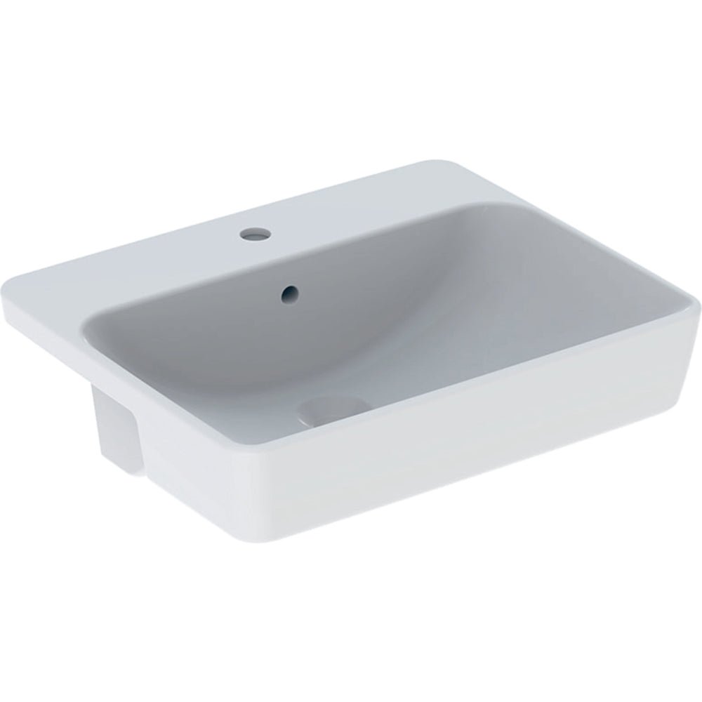 Lavabo a semincasso cpr Variform quadrato 55 cm — Geberit - HD casa