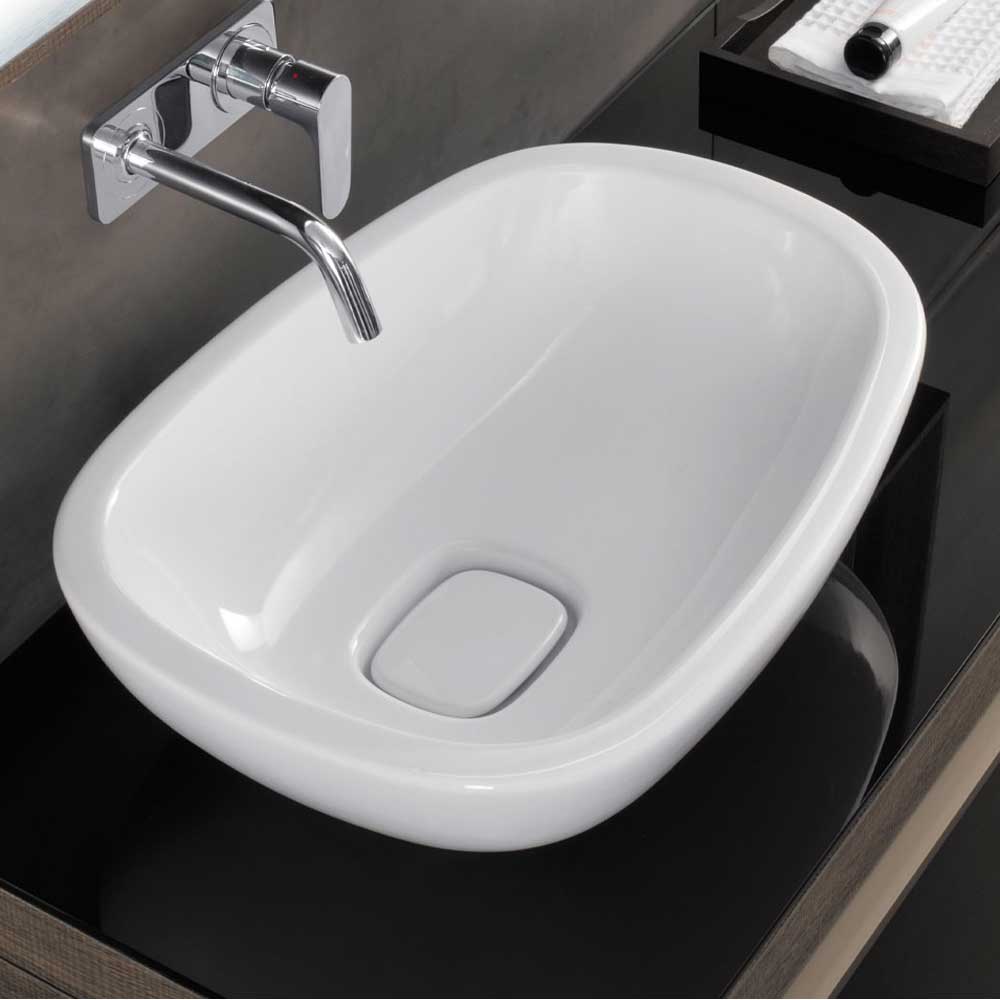 Lavabo da appoggio a bacinella Citterio 56 cm — Geberit - HD casa