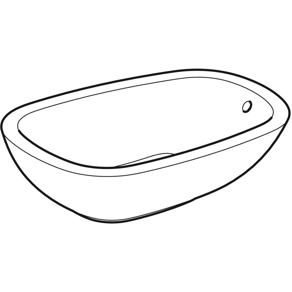 Lavabo da appoggio a bacinella Citterio 56 cm — Geberit - HD casa