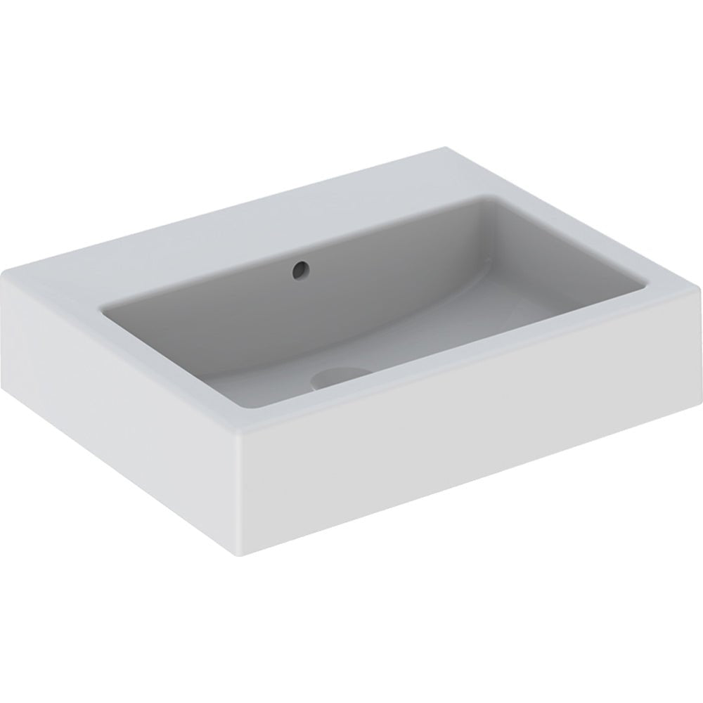 Lavabo da appoggio con bacino rettangolare Closer 60x46 cm — Geberit - HD casa