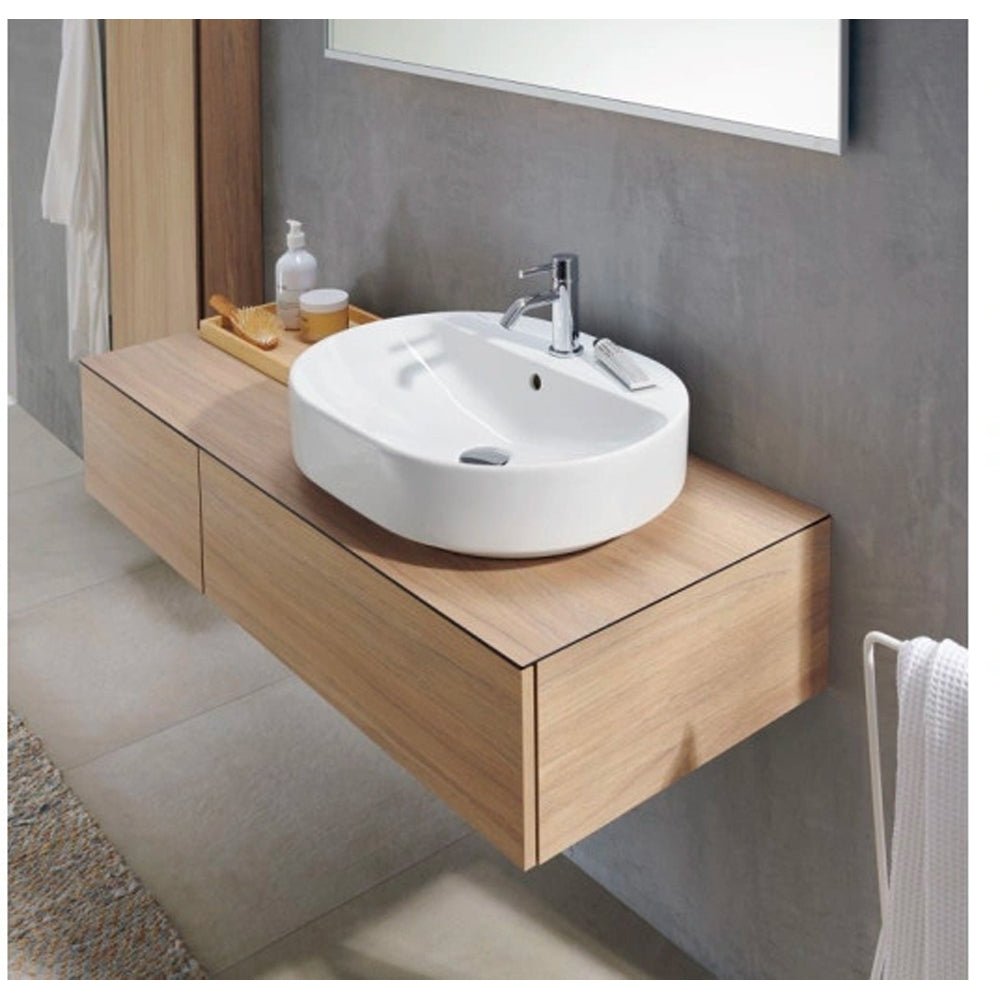 Lavabo da appoggio ellittico Variform cpr 50 cm — Geberit - HD casa