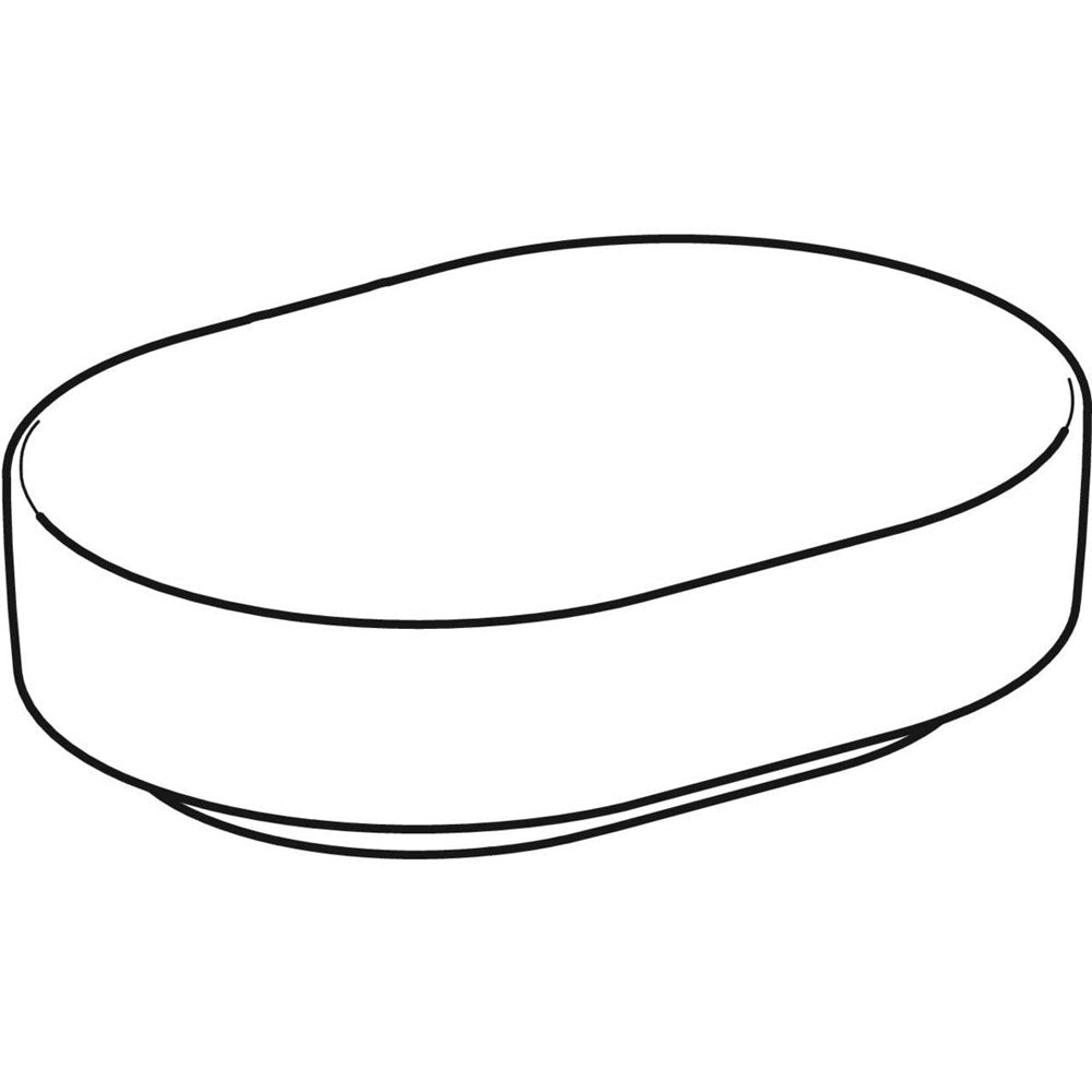 Lavabo da appoggio ellittico Variform spr 55 cm — Geberit - HD casa