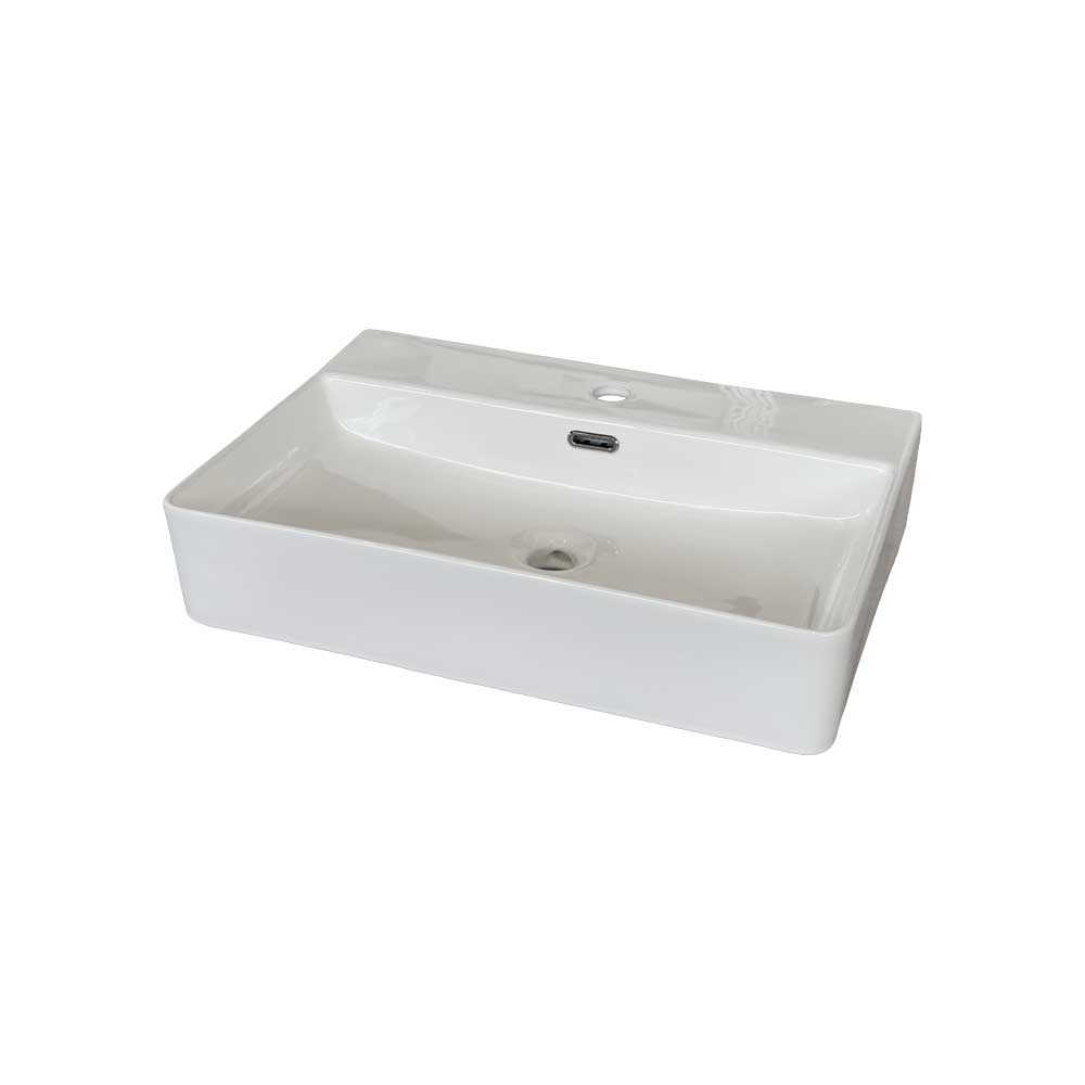 Lavabo da appoggio in ceramica cpr alma 60" 60x42x12,5 cm — Mood Ceramic - HD casa