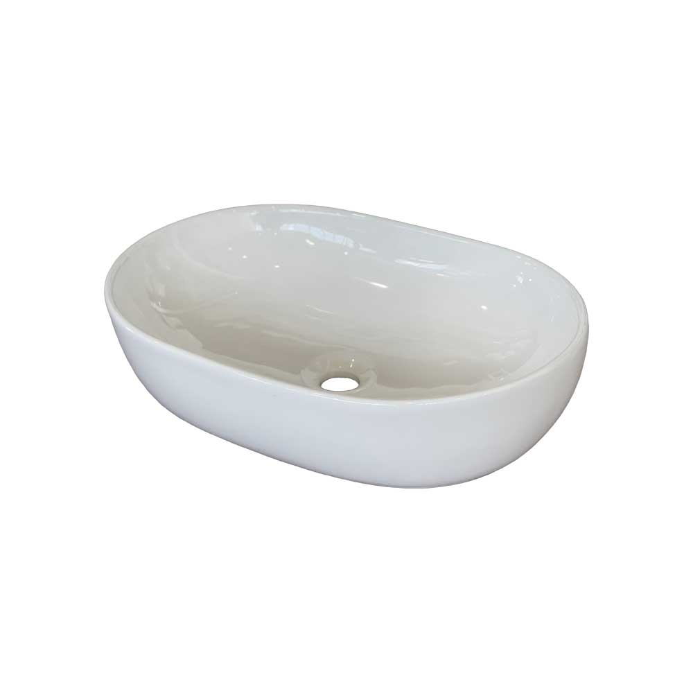 Lavabo da appoggio in ceramica spr bowl 60" 59,5x42x14,5 cm — Mood Ceramic - HD casa