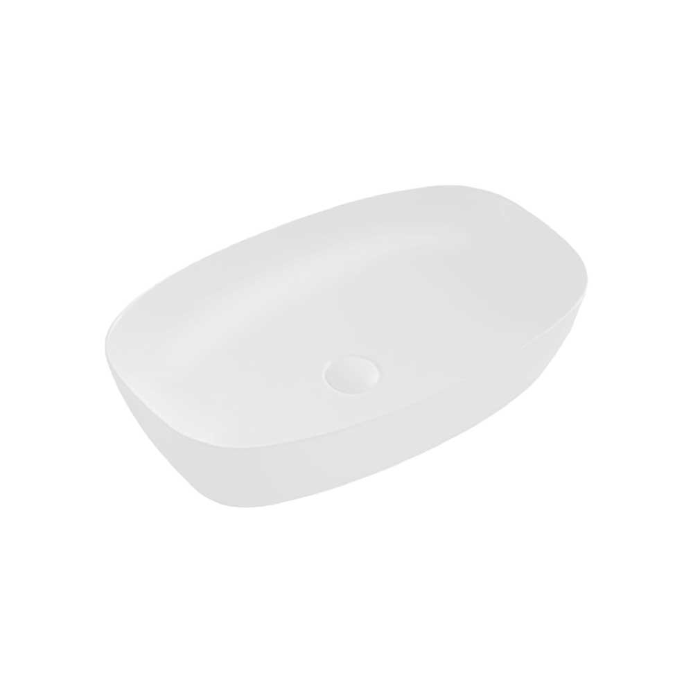 Lavabo da appoggio new ONE" bianco opaco 50 x 38 cm — Mood Ceramic - HD casa