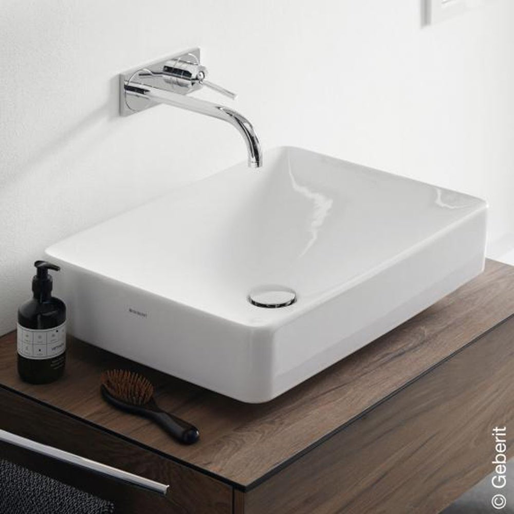 Lavabo da appoggio rettangolare Variform spr 55 cm — Geberit - HD casa