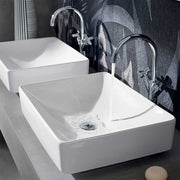 Lavabo da appoggio rettangolare Variform spr 55 cm — Geberit - HD casa