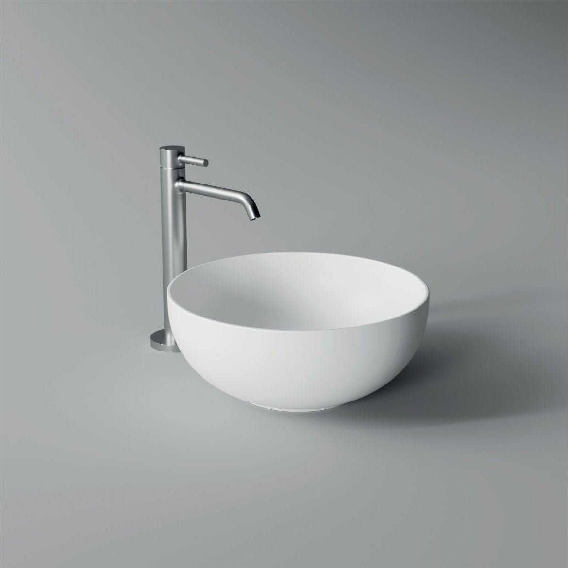 Lavabo da appoggio rotondo ø 37 cm linea Form di Alice Ceramica - HD casa