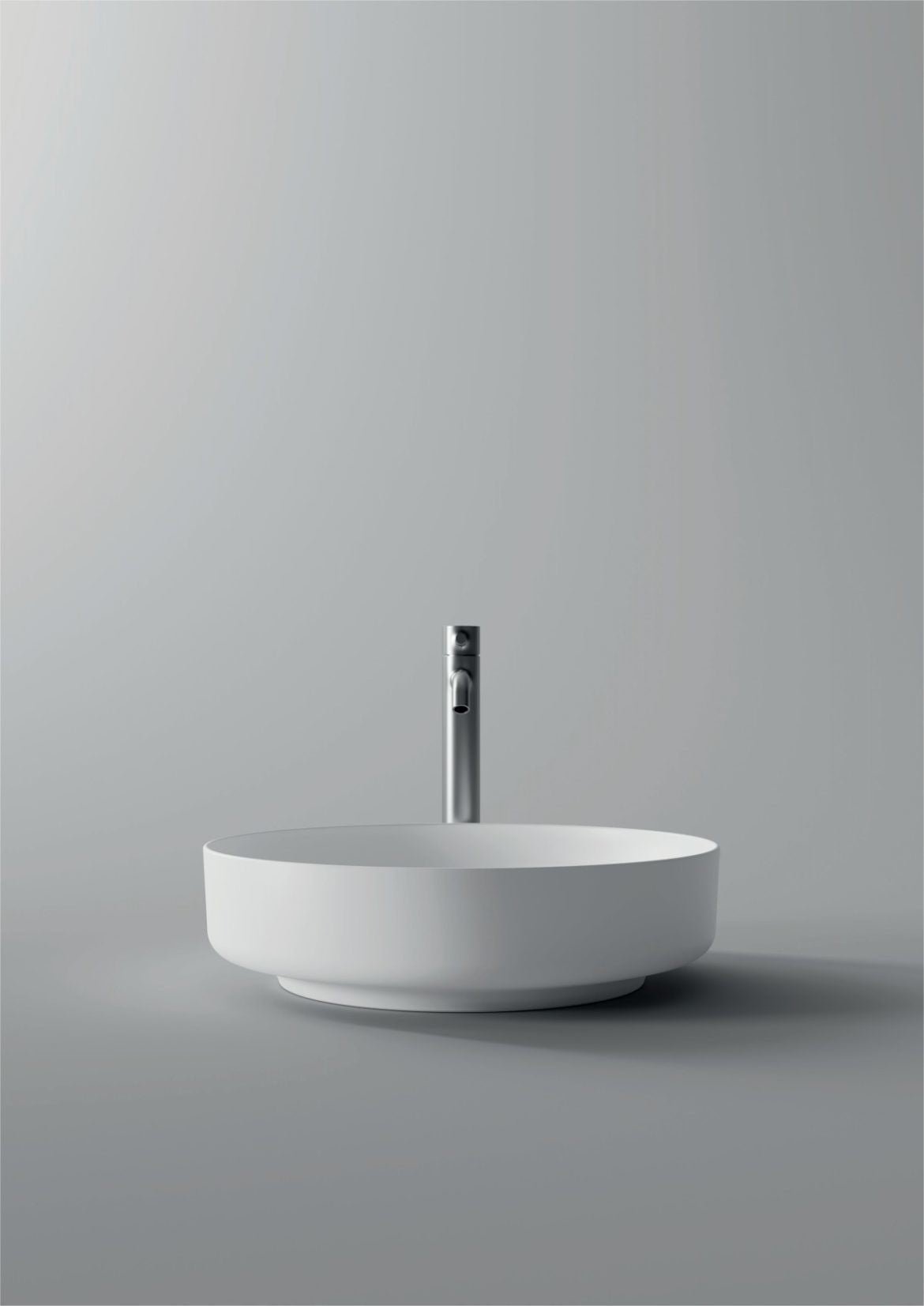 Lavabo da appoggio rotondo ø 45 cm linea FORM di Alice Ceramica - HD casa