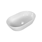 Lavabo da appoggio Zeta ellittico 62x40 cm — Azzurra - HD casa
