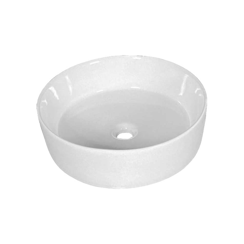 Lavabo da appoggio Zeta rotondo Ø44 cm — Azzurra - HD casa
