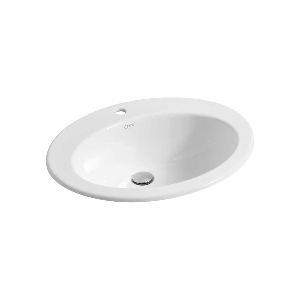 Lavabo da incasso soprapiano decor 56" cpr 56 x 48 cm - HD casa