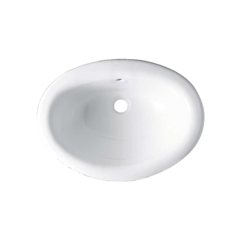 Lavabo da incasso soprapiano decor 56" spr 56 x 41 cm — Alice - HD casa