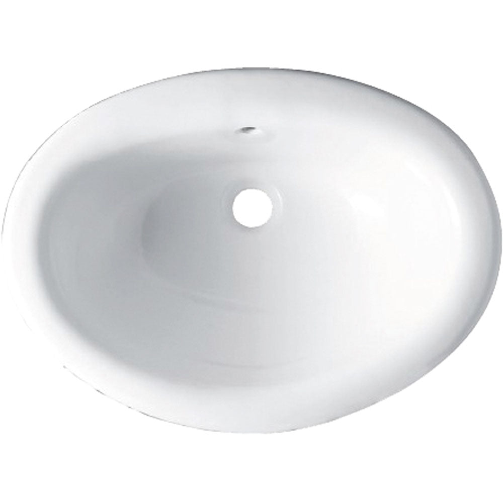 Lavabo da incasso soprapiano decor 56" spr 56 x 41 cm — Alice - HD casa