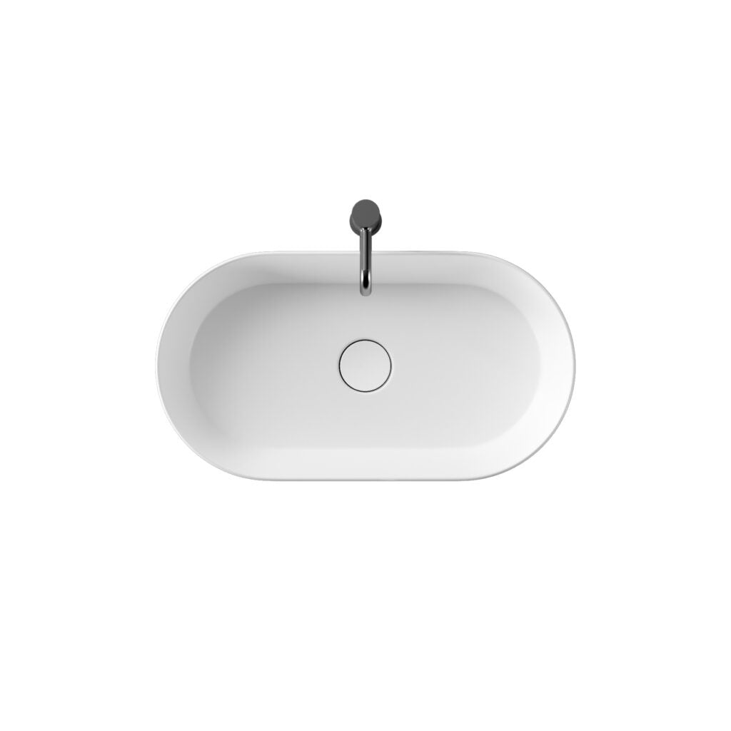 Lavabo ovale da appoggio serie SPY 65 x 35 cm di Alice ceramica - HD casa