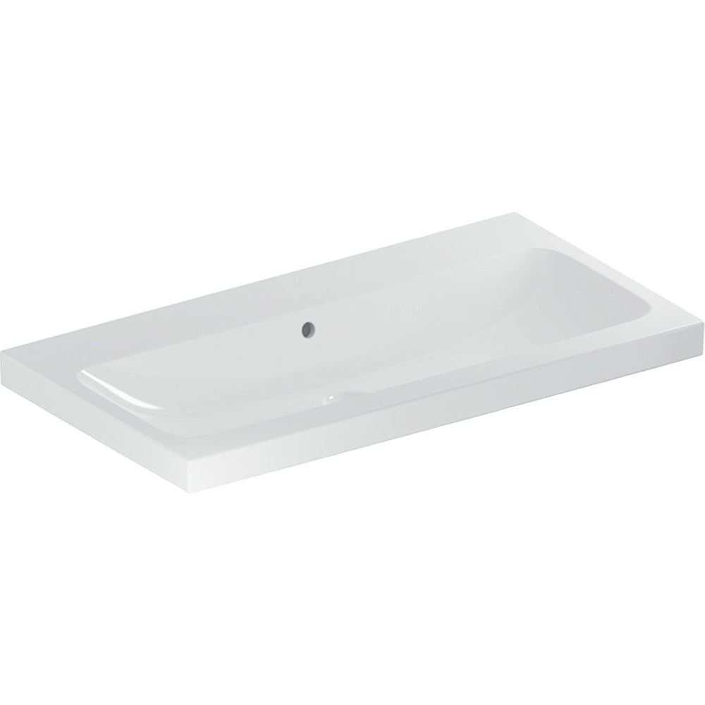Lavabo SIMMETRICO" icon LIGHT" 90 cm — Geberit - HD casa